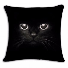 Black Cat Head Cushion